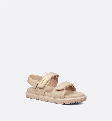 Dioract Sandal Powder Beige Lambskin 